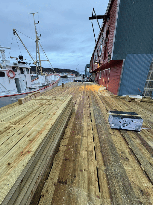 bilde av arbeid på trekai