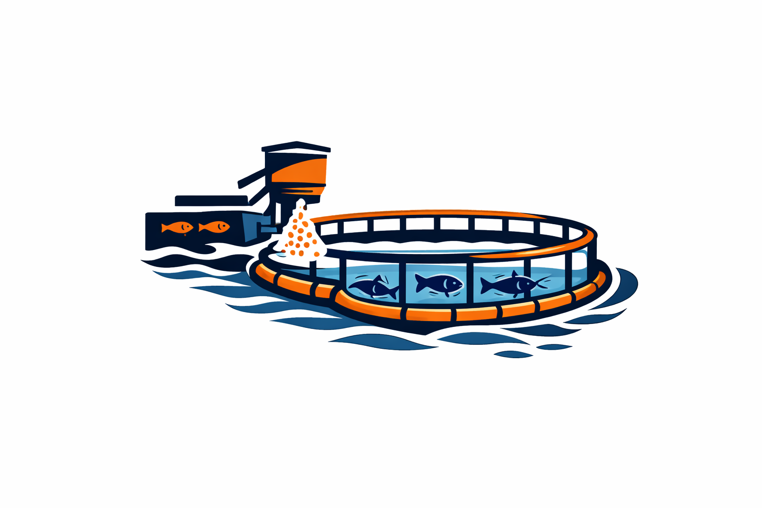 Båt utenfor opprettsanlegg