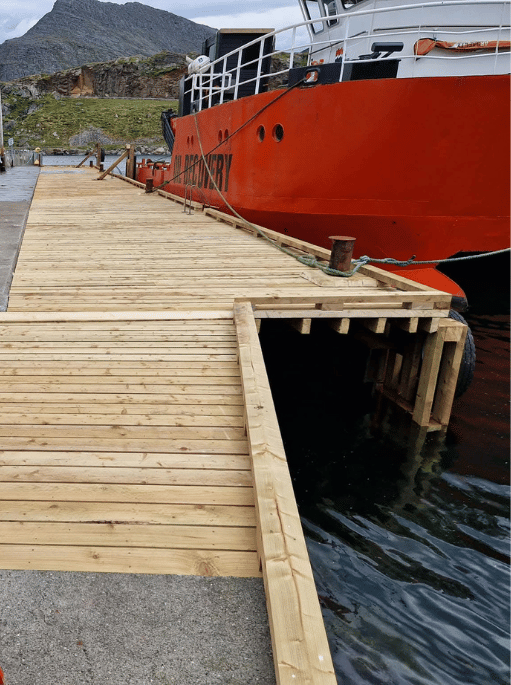 bilde av arbeid på trekai